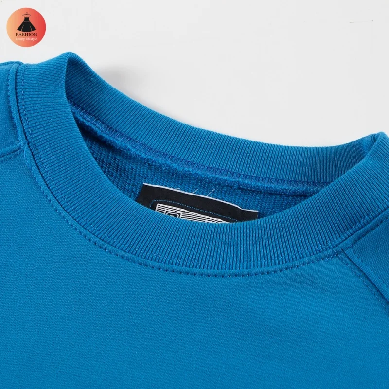 Модная синяя CAVEMPT новинка 1:1 осенне-зимняя оверсайз-футболка с принтом для мужчин