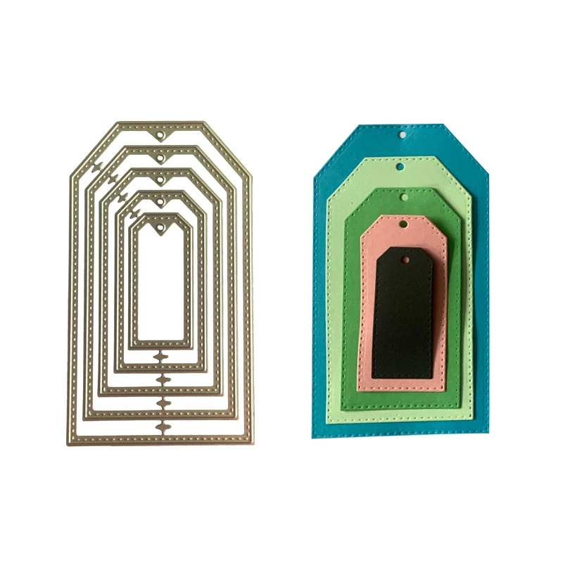 Рамки разных размеров Подарочные Метки закладки металлические шаблоны для резки