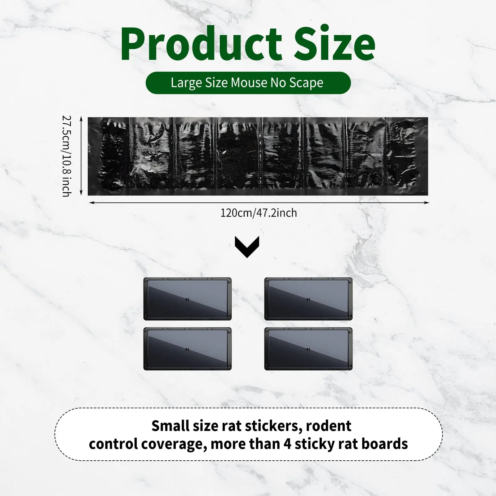 Супер Прочная Доска-ловушка Для Мыши 120x28 См Большая Липкая Доска Мышей
