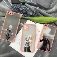 d gray man japan anime phone case matte transparent for iphone 11 12 13 7 8 plus mini x xs xr pro max cover