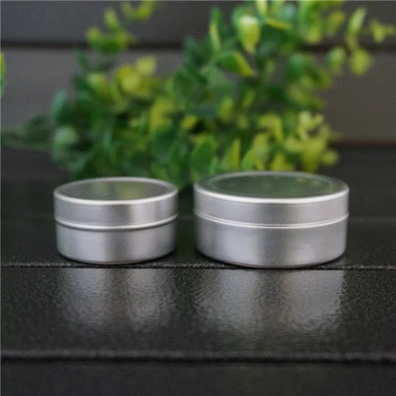 10/15 г 46*15 мм 36*18 Серебряная пустая круглая маленькая алюминиевая коробка