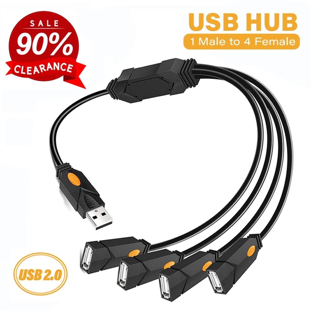 

Onelesy 4 в 1 USB-концентратор 4 порта USB 2.0 концентратор от 1 штекера до 4 гнезд внешний USB-концентратор для Macbook аксессуары для ноутбуков