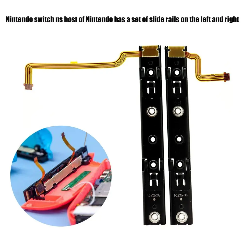 

Replacement Left Right Slide Rail Bracket With Sensor Cable For Nintend For Switch Console Hand Side Bar