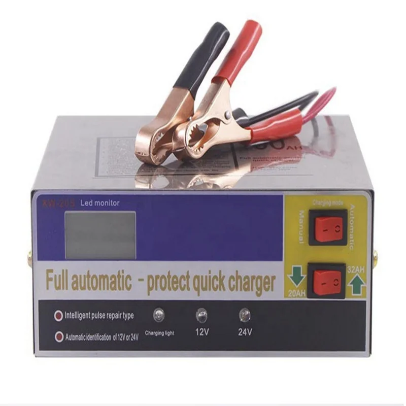 12 В 24 в полностью автоматическое интеллектуальное зарядное устройство 110 220