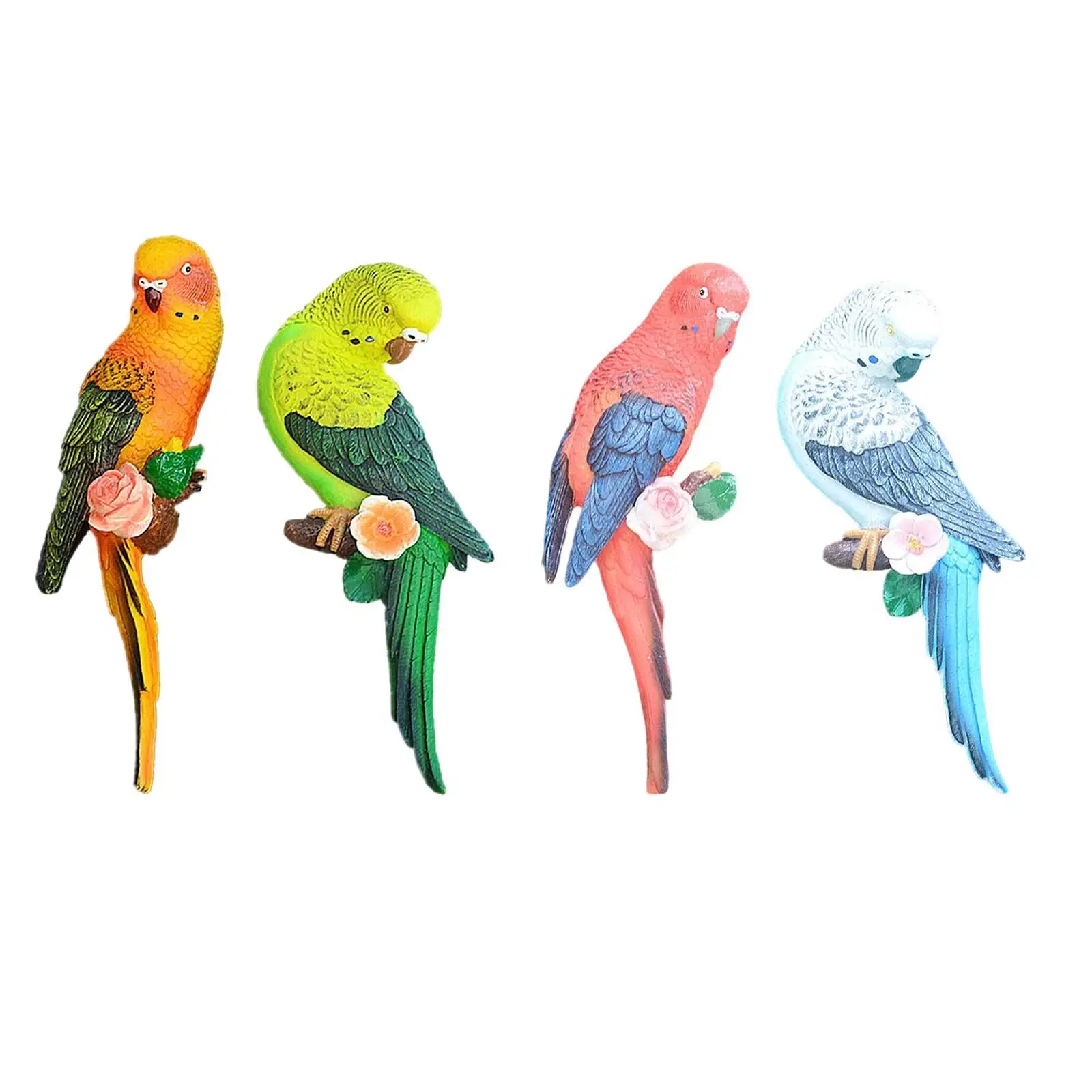 

Миниатюрная садовая статуя с птицами и деревом, декоративное украшение для сада