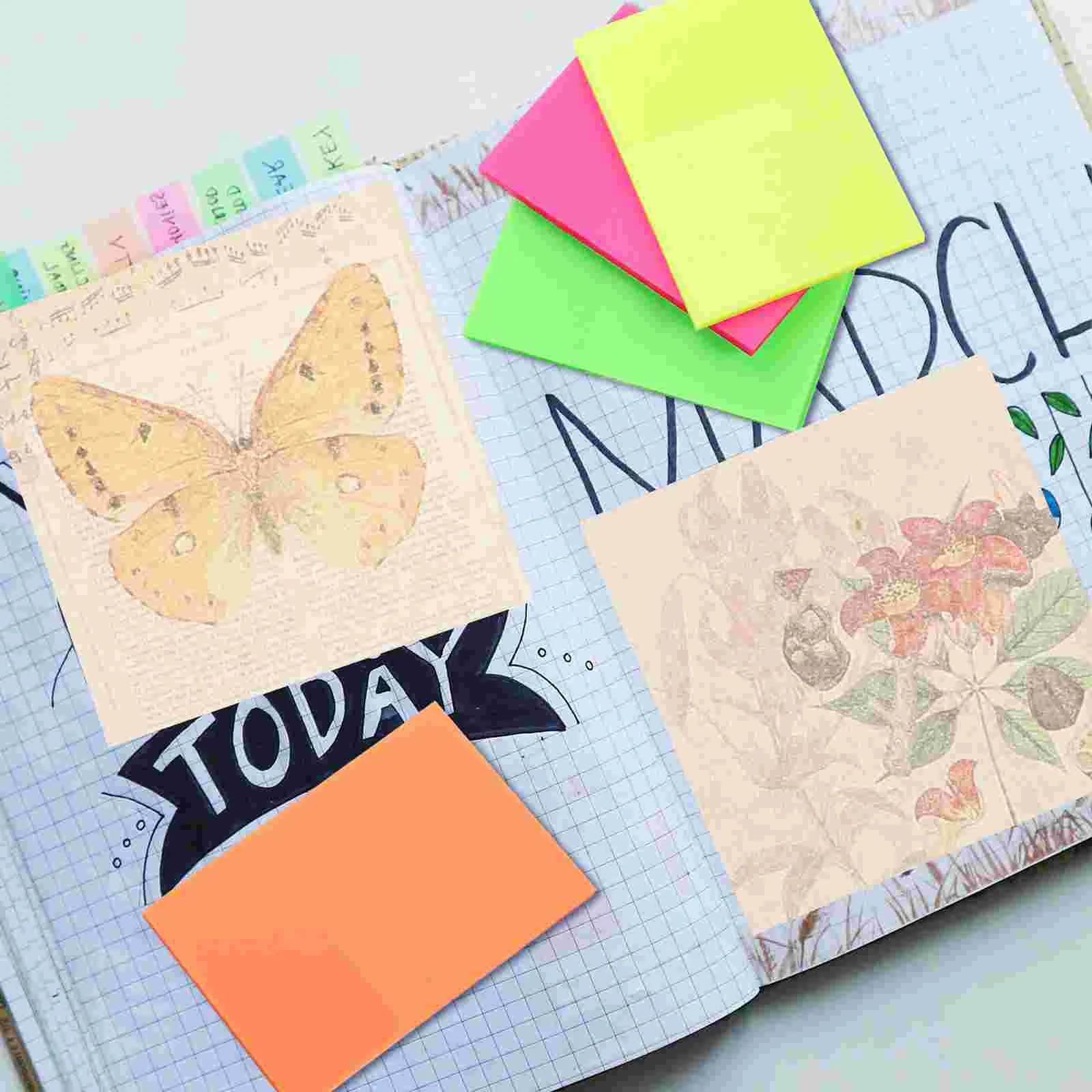 

200 Sheets Pocket Vintage Scrapbook Journal Material Vintage Journaling Craft Style Envelope Delicate Scrapbook