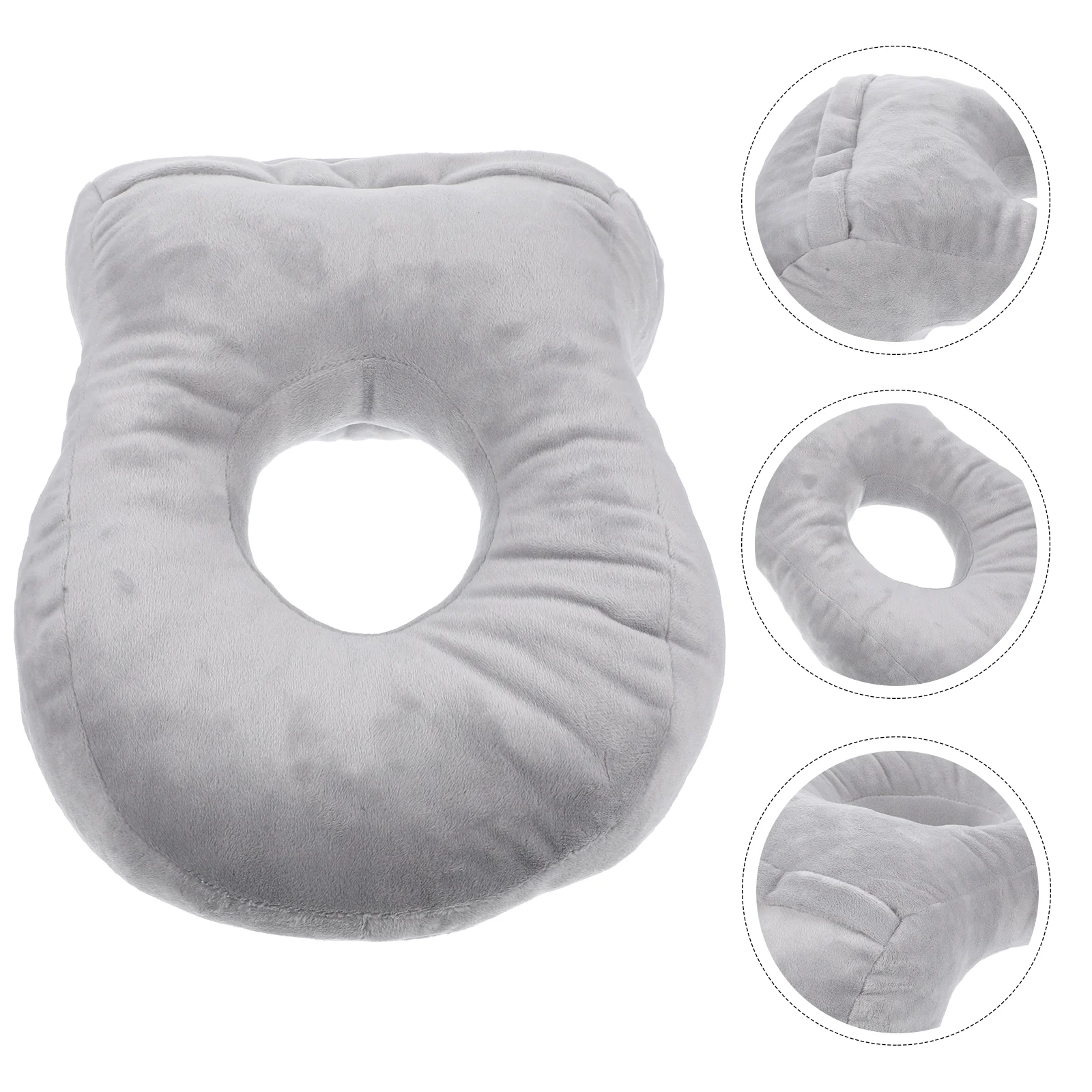 

Single Hole Ear Pillow Decorative Office Accessories Practical Relax Round Sleep Earphones Salon Travel Sleeping The table