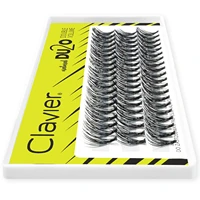 clavier du2o its 20d eyelash makeup individual lashes cluster natural extensions false eyelashes double the volume