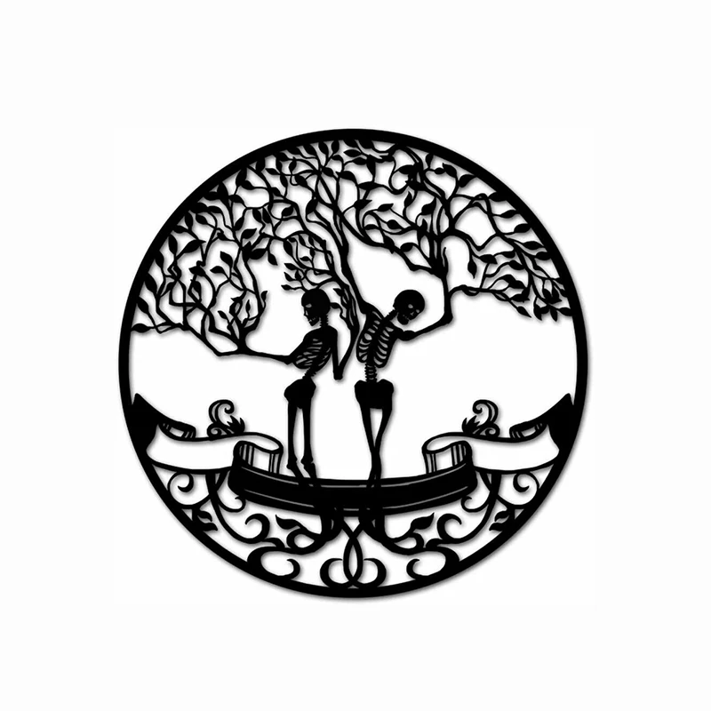 

Tree of Life Wall Art Skeleton Wall Sculpture Decorative Metal Wall Hangings Home Decoration Vintage Metal Wall Art Wall decor