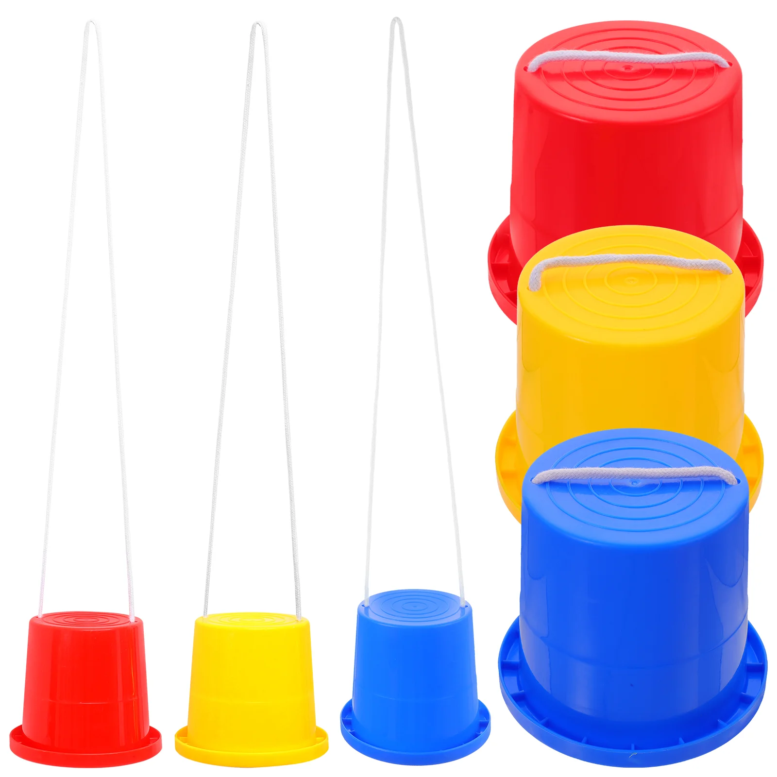 

3 Pairs Boys Outdoor Toys Toddler Walking Rope Preschool Kids 10 Year Old Stilts Children Barrel