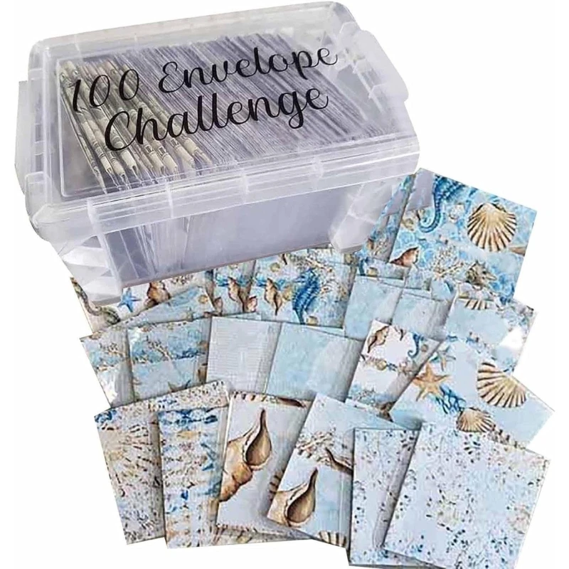 

100 Envelopes Challenge Kits Engaging Money Saving Solution for the Whole Family