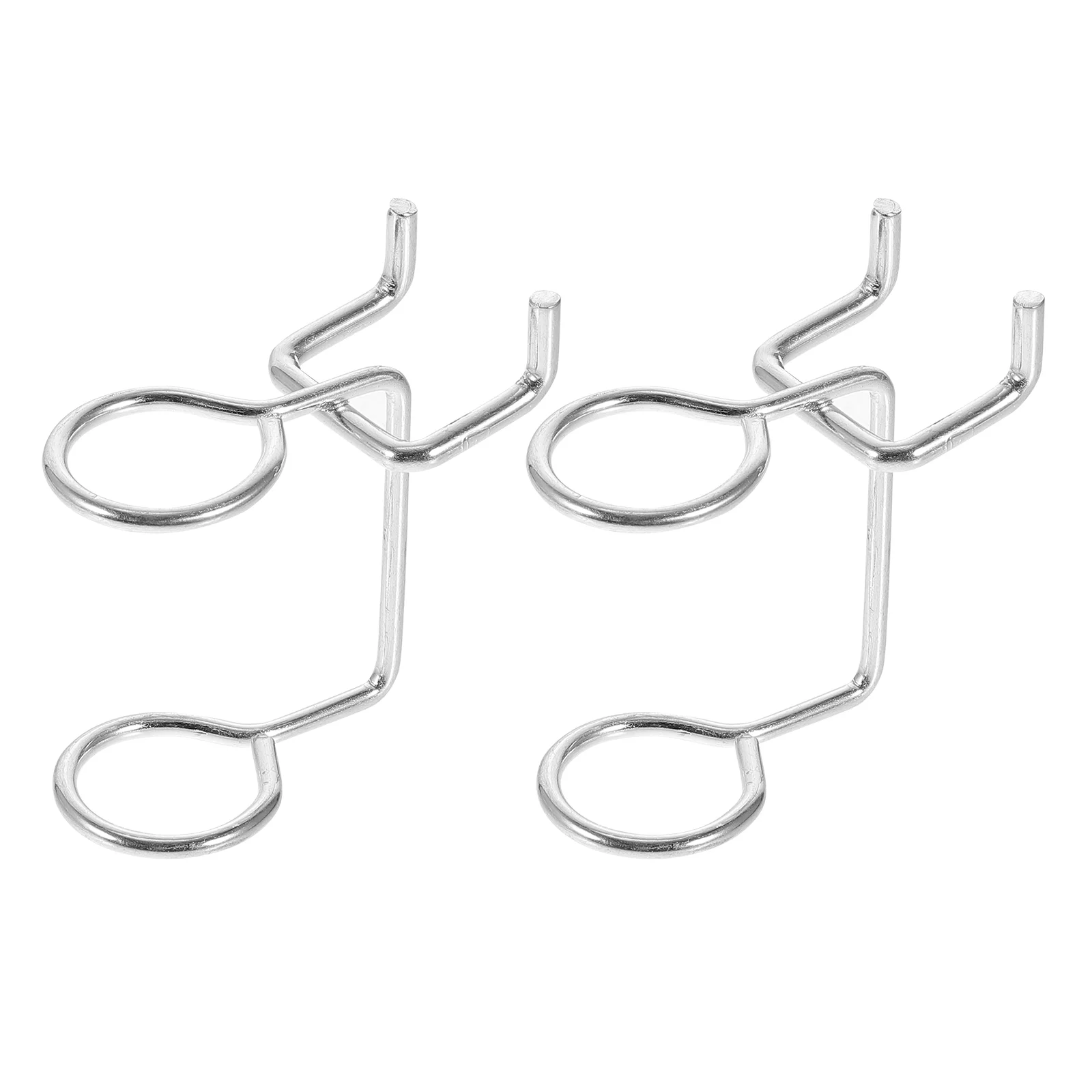

10 Pcs Peg Board Hook Wire Rack Shelving Pegboard Accessories Hooks Household Pegboard Thread Holder Iron Power Tool Holder Girl