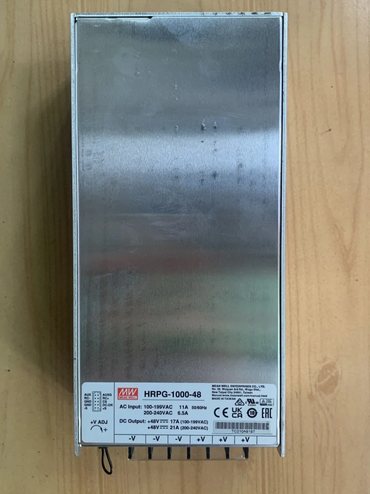 Импульсный источник питания Mingwei 1000 Вт производства Тайвань импульсный 12 В 15 24 48 с