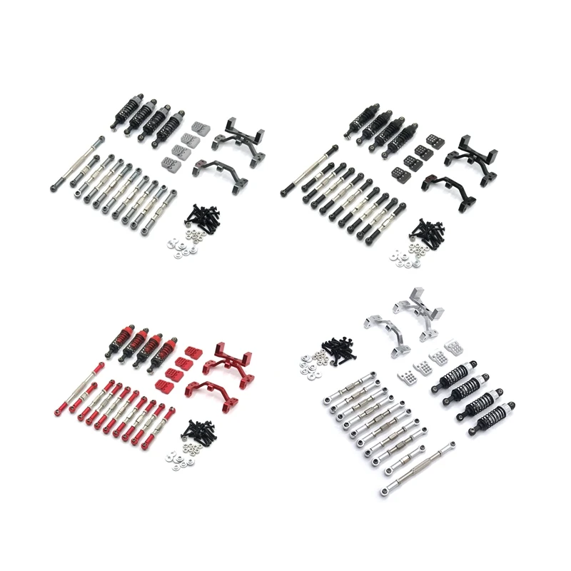 

Металлический стержень рулевого управления, тяговый стержень, крепление, разрядное сиденье для WPL C14 C24 набор поглотителей 1/16, обновленные д...