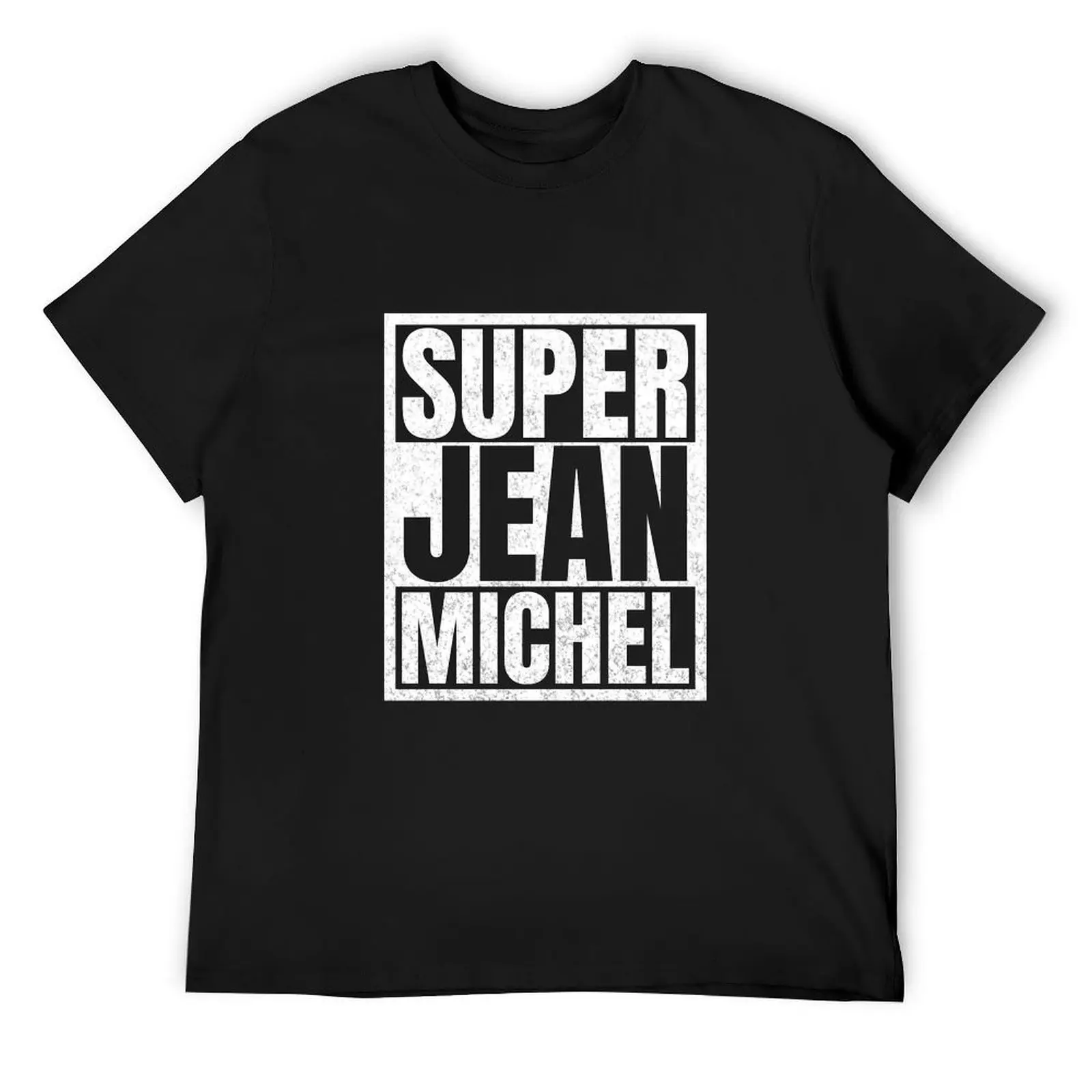 Идея подарка Юмор первое имя Super Jean-Michel забавная мужская футболка пот уличная