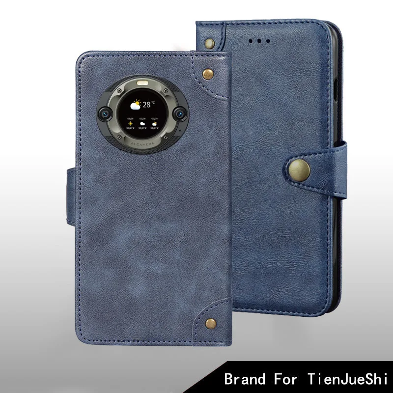 Для Blackview BV9300 Pro металлическая пряжка ретро кожаная задняя крышка аксессуары для