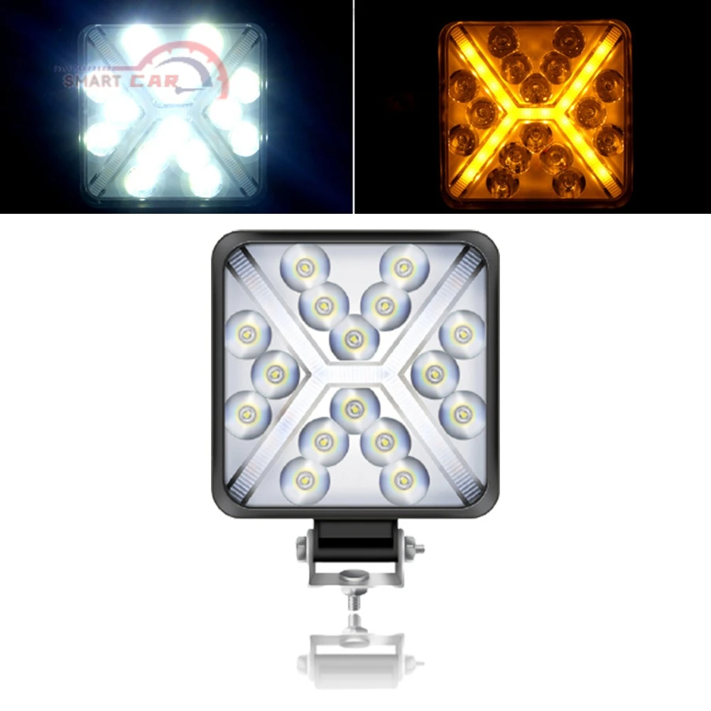 

48W High Power LED SUV Offroad Car Work Light Flashing 4 Inch Round Square Spotlight Led Work Light ATV Car Lights Waterproof