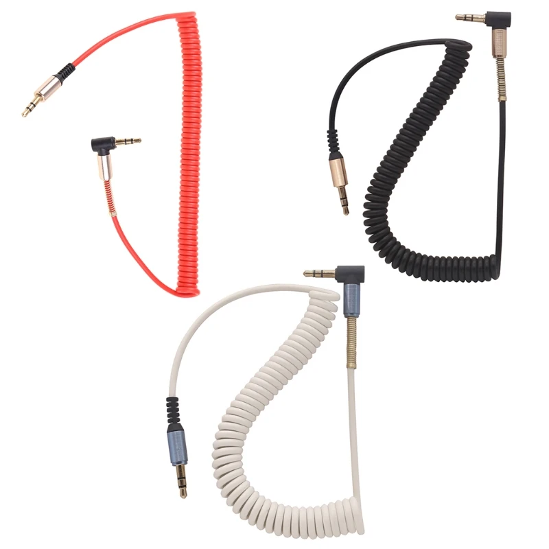 

3.5MM Cable 3.5 Jack Male to Male AUX Cord Wire Stretchable Spring Cable for Car Phone Headphone Speaker Drop Shipping