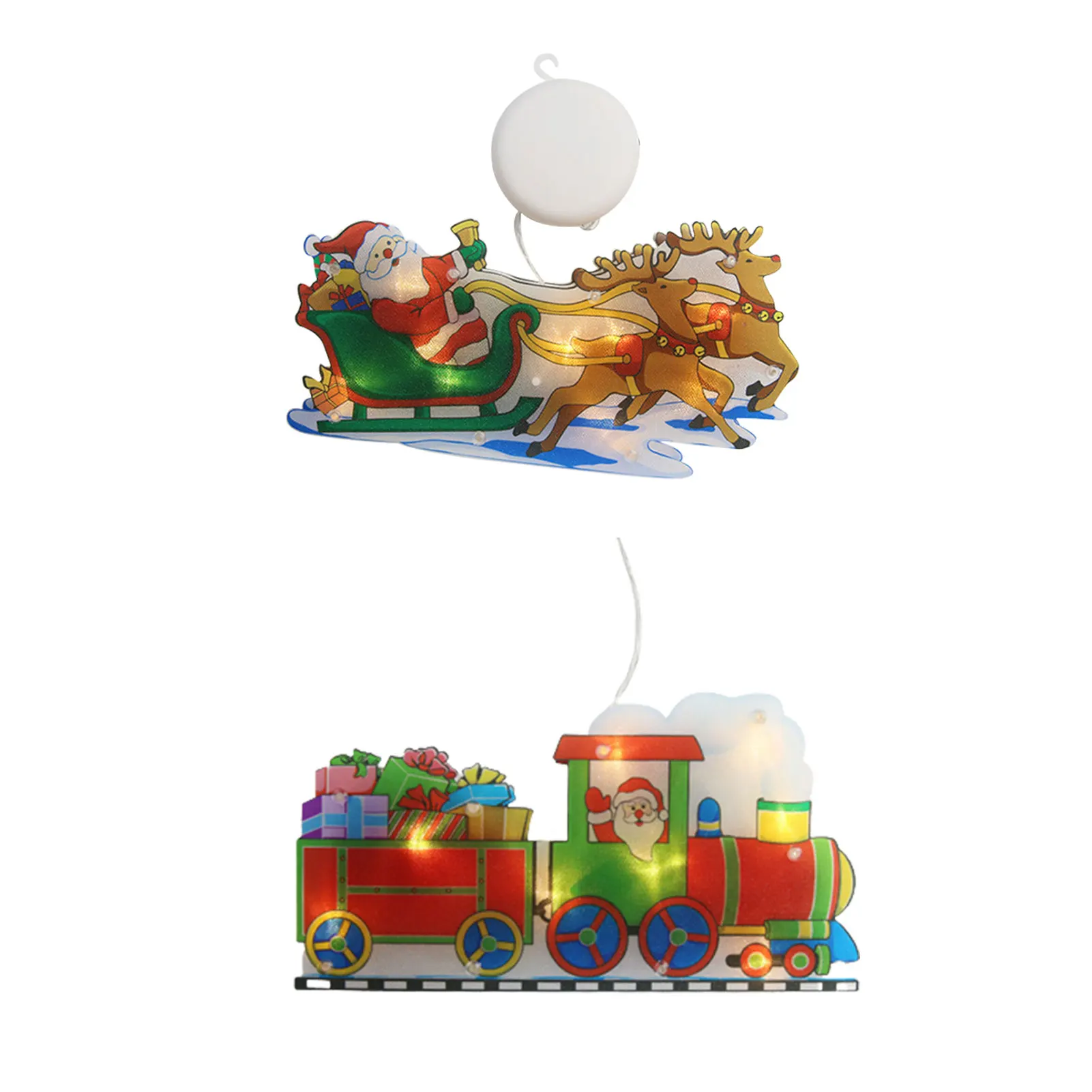 

Рождественская новинка, подвесные светильники для окон, удобные и экологически чистые, подходит для спальни с рождественской елкой