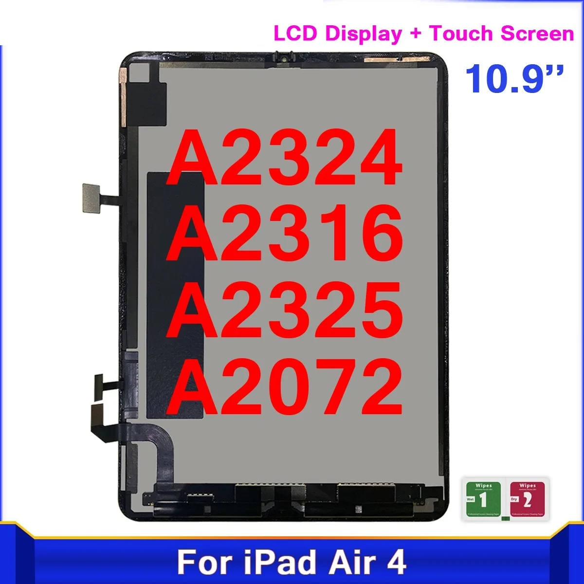 

Новый ЖК-дисплей для Apple iPad Air 4 4-го поколения Air4 2020 A2324 A2316 A2325 A2072, ЖК-экран с сенсорным дигитайзером в сборе, панель