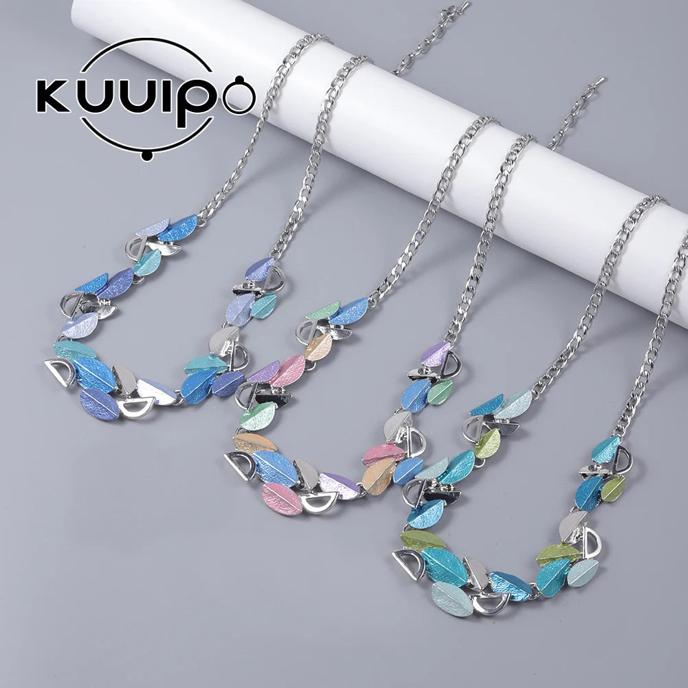 

Kuuipo Colorful Stranger Choker Accesorios Aesthetic Vintage Bohemia Israel Chains Trending Products Chain Necklaces for Women