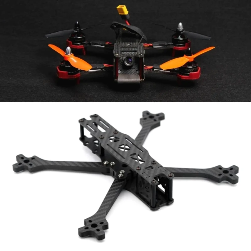 

One V5 Wide-stance X Carbon Fiber 5inch FPV Frame Kits for FPV Free-range Acrobatic Flying Drop Shipping