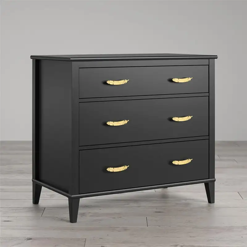 

Hawken 3 Drawer Dresser, Black