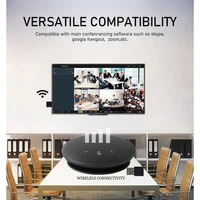 5bw wirelessblue toothusb conference omnidirectional microphone with speaker for small conference room