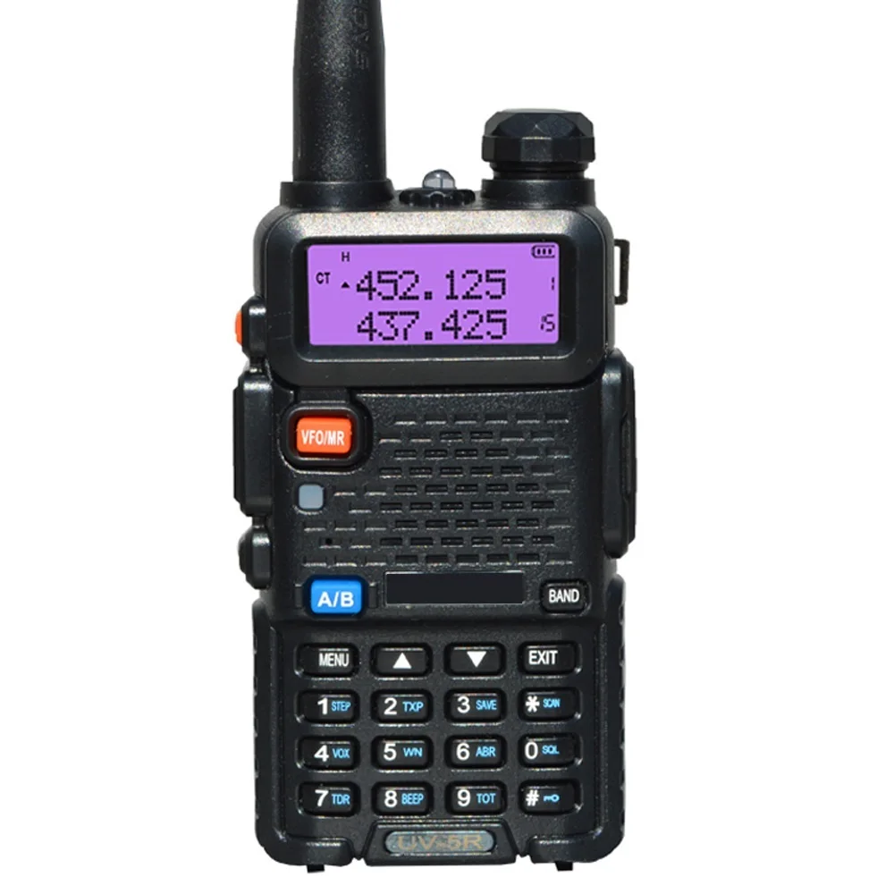 

Baofeng UV 5R 10KM CB Ham Radio Station Two-way Amateur VHF Powerful 8W /5W UV-5R Walkie-talkie Hunting Radios