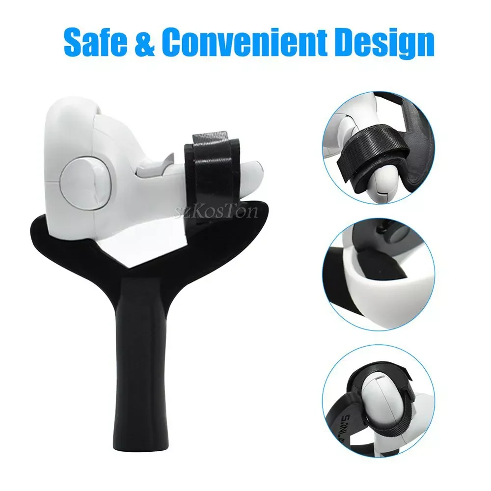 

Eleven Table Tennis Games Paddle Grip for Oculus Quest 2 Touch Controllers Handle 3D Printing VR Gaming Accessories