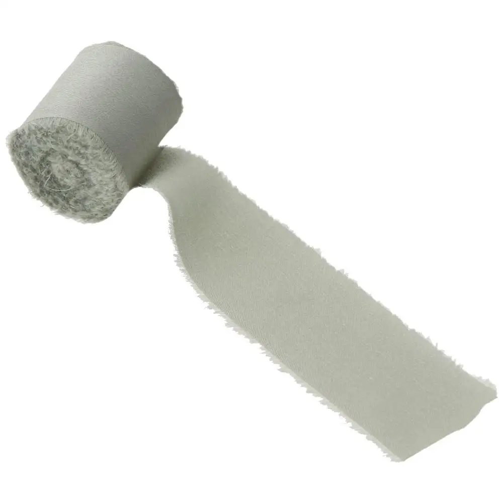 Зеленая атласная лента Shuckhoya 1 5 дюйма x 15 ярдов для подарков свадебных приглашений