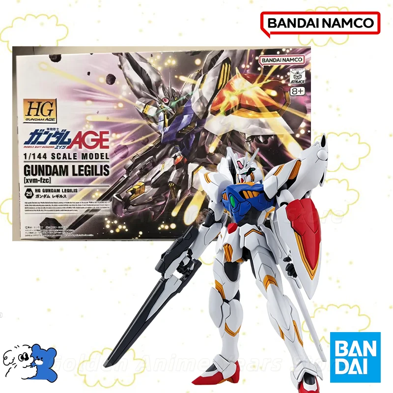 Фото Bandai Gundam HG GUNDAM AGE 1/144 29 GUNDAM LEGILIS Xvm-fac MOBILE SUIT Аниме-модель для сборки, коллекционная фигурка, игрушка в шоковом состоянии. №1