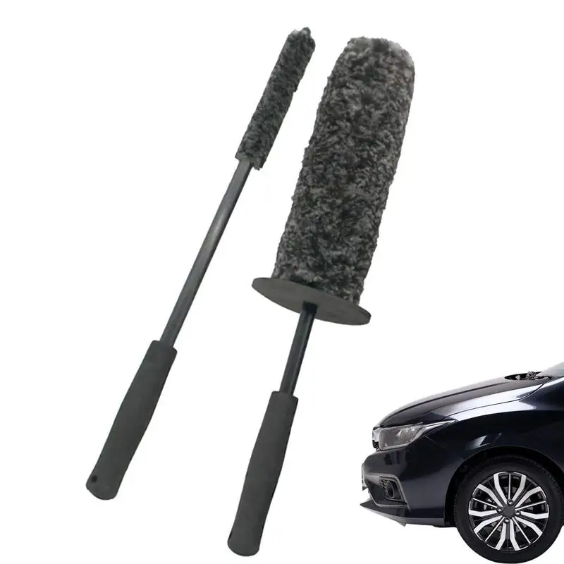 

Щетка из волокна для колесных дисков автомобиля, щетка для чистки шин, щетка из волокна, щетка отлично подходит для чистки загрязненных ободов, щетки для детейлинга автомобиля