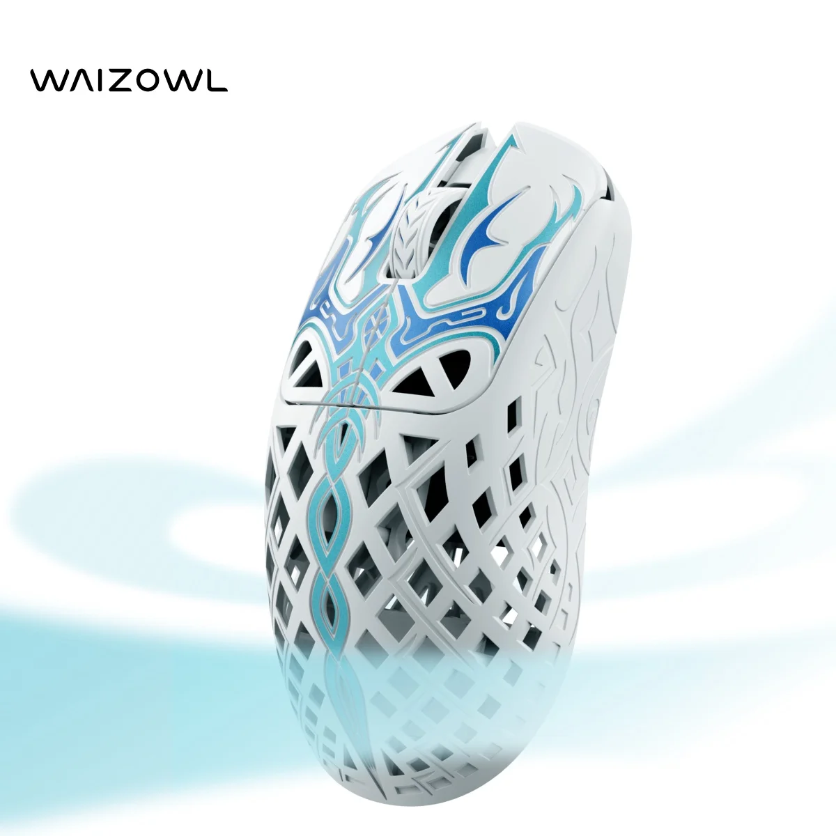 Фото Беспроводная игровая мышь Waizowl TRIAINA с сенсором PAW3950, частотой опроса 8K, чипом N54L15, отслеживанием 20000 кадров/с, сверхнизкой задержкой и легким весом №5