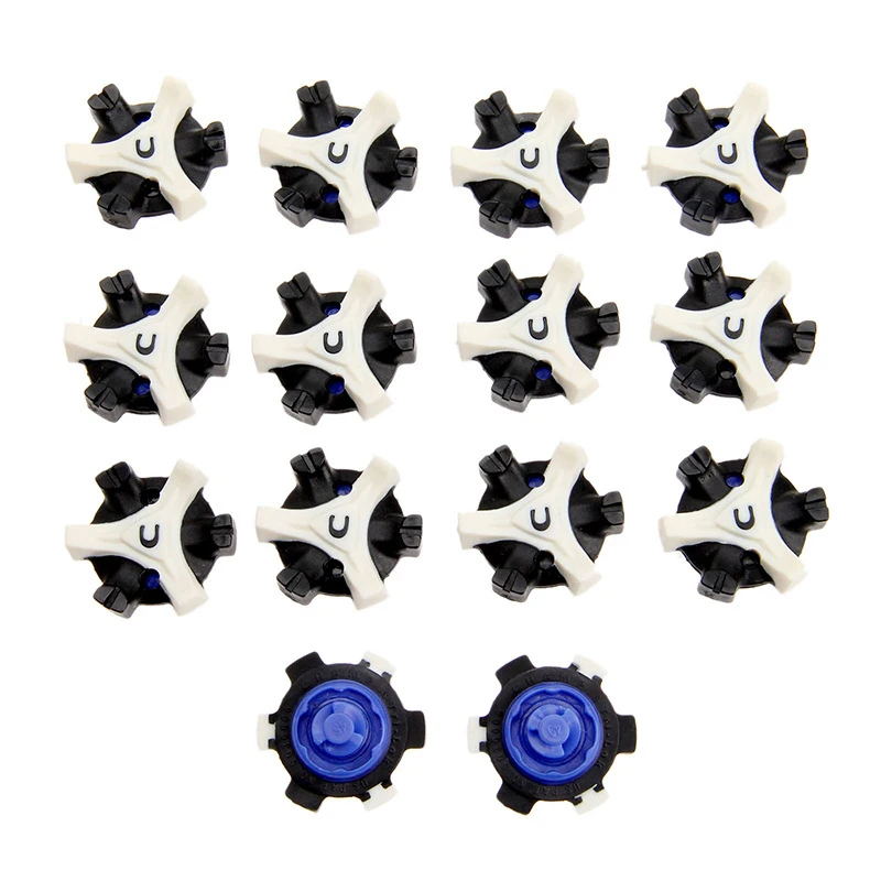 

14pcs Golf Spikes Anti Slip TPR Replacement Screw Studs Shoes Turn Pins Fast