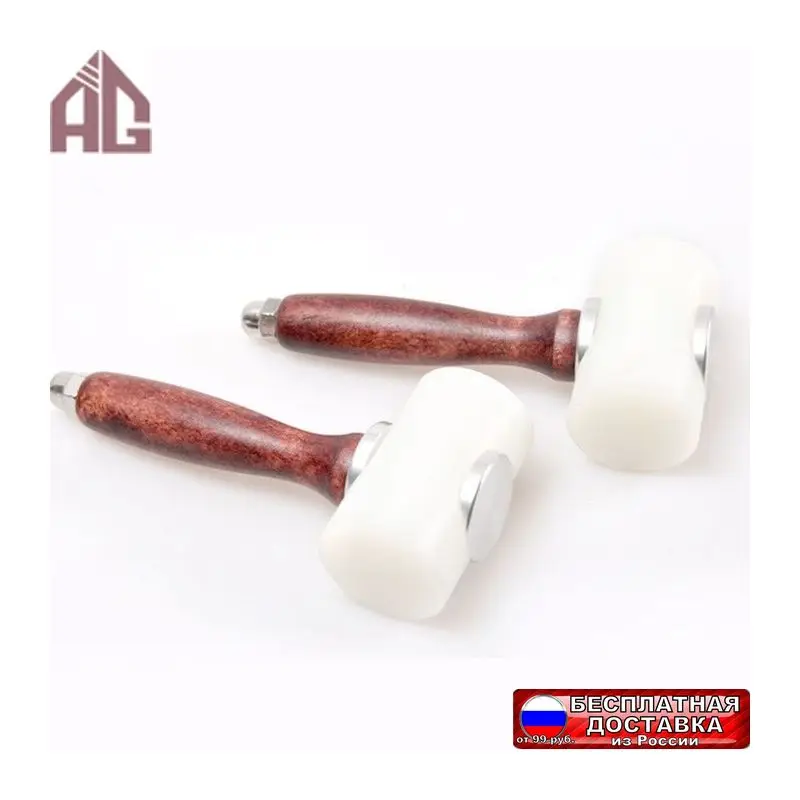 Молоток Aige нейлоновый Т-образный алюминиевая/деревянная ручка |