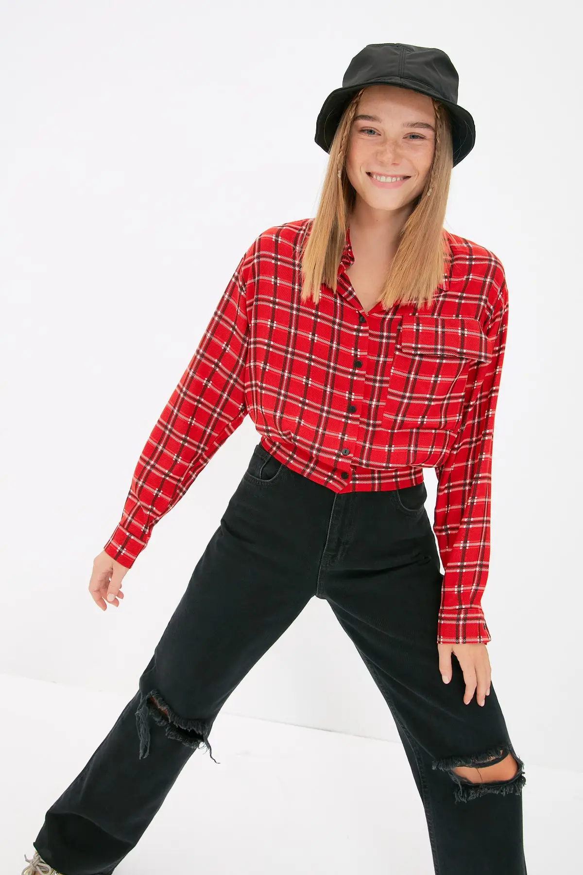 

Trendyol Pockets Shirt TWOAW22GO0387