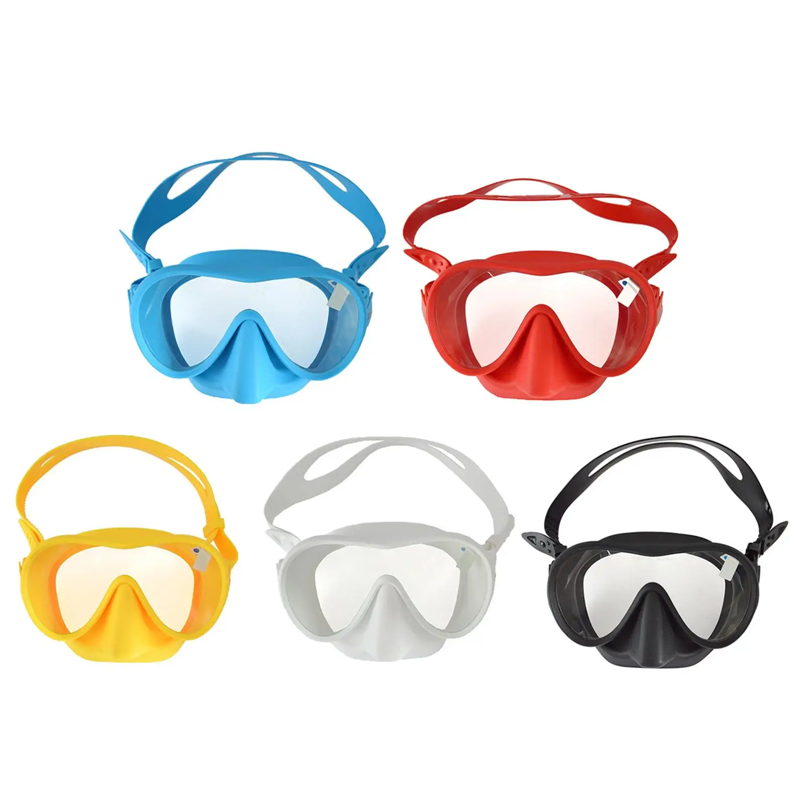 

Swim Snorkel Goggles Anti Fog Snorkeling Panoramic View Scuba Dive Accesscories Silicone Full Face Diving Mask for Men Women