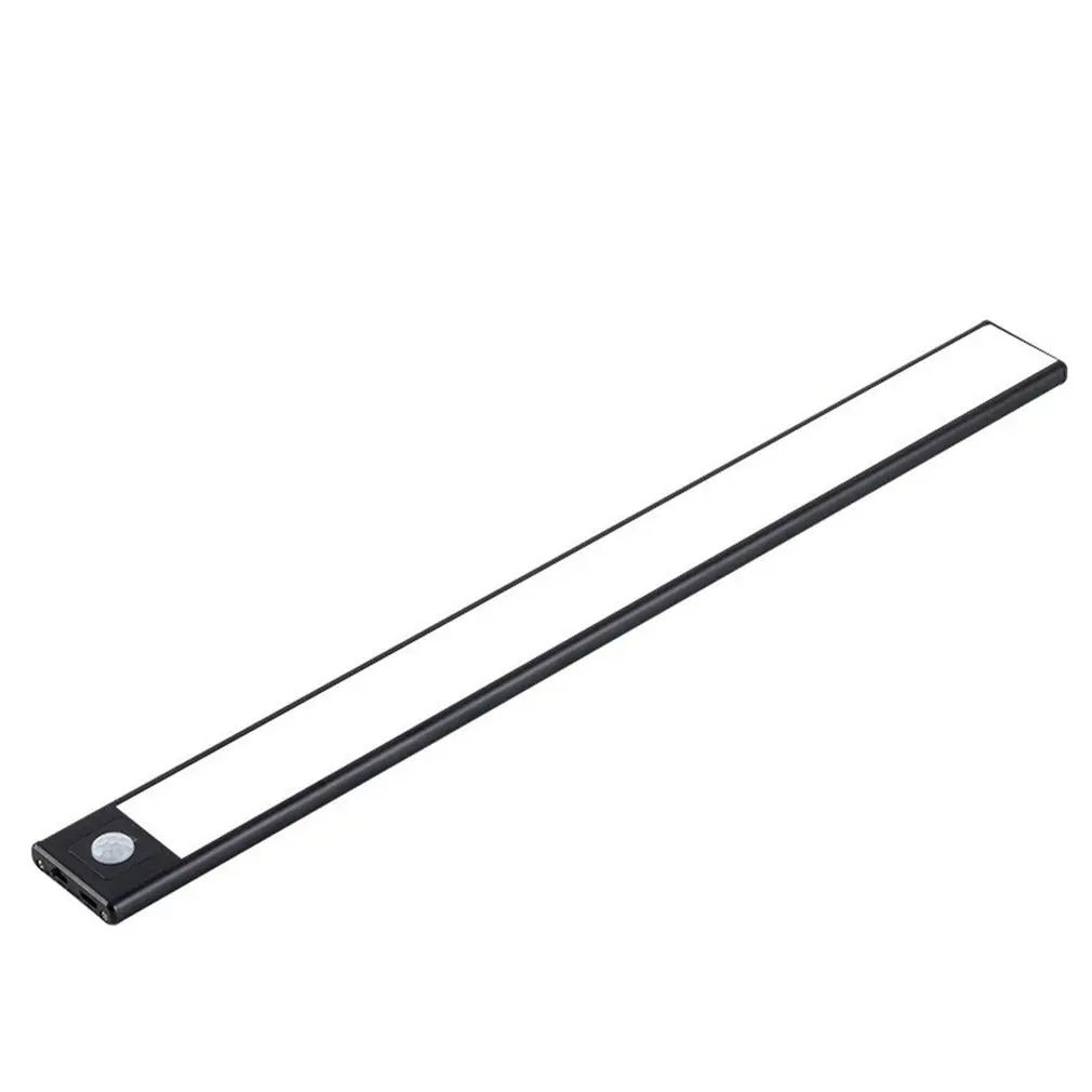 

Ультратонкий Светодиодный светильник с датчиком движения, освещение для шкафа с питанием от USB, перезаряжаемое освещение для кухни с PIR-датч...