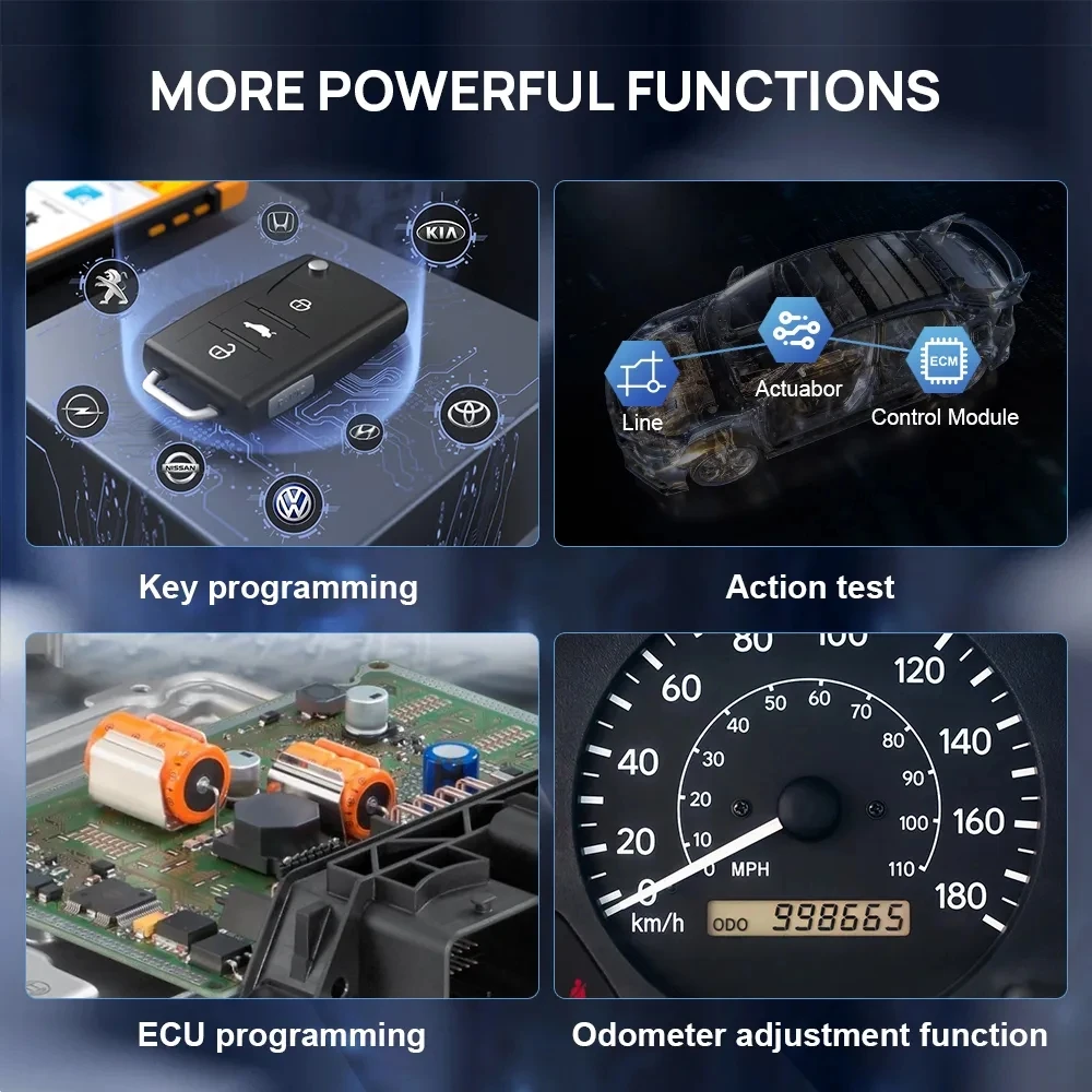 NEXPEAK K3 OBD2 Полный системный сканер Автомобильный/сверхмощный диагностический