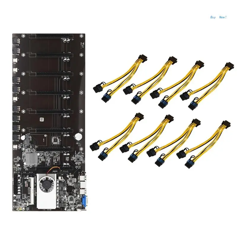 

Материнская плата для настольного компьютера Mining BTC 8 PCI-E DDR3 Sodimm с поддержкой 1066/1333 / 1600 МГц