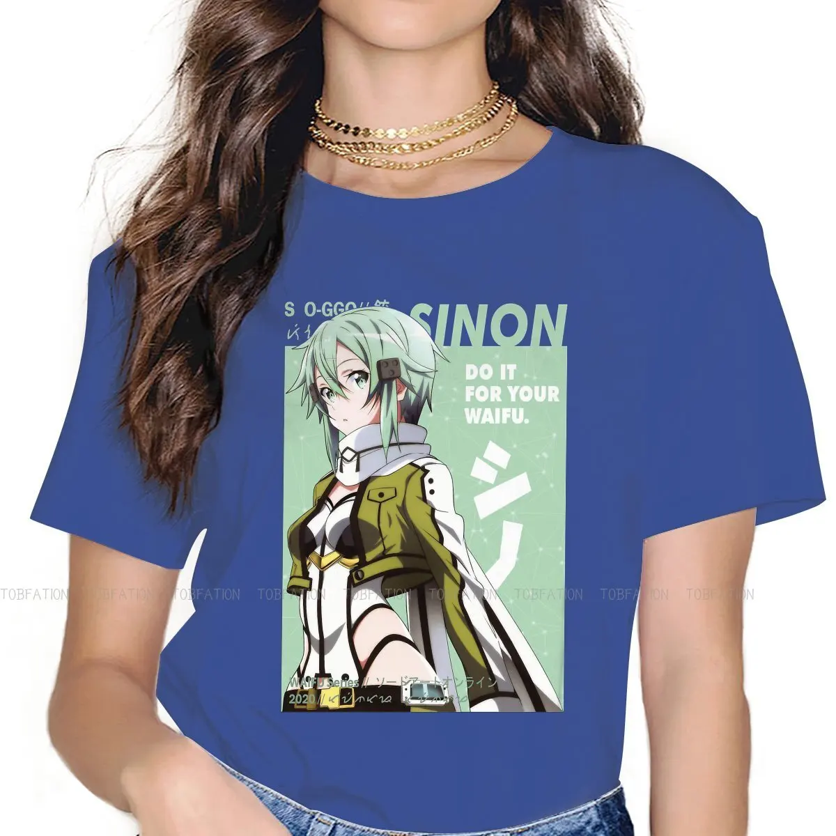 Футболка из чистого хлопка с круглым вырезом большого размера 4XL | Женская одежда