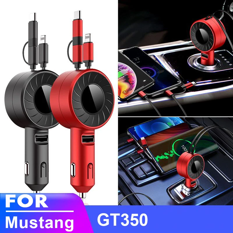 

USB Type C Car Charger for iPhone Android HUAWEI HONOR Xiaomi Redmi Samsung Galaxy POCO Realme UMIDIGI for Ford Mustang GT350