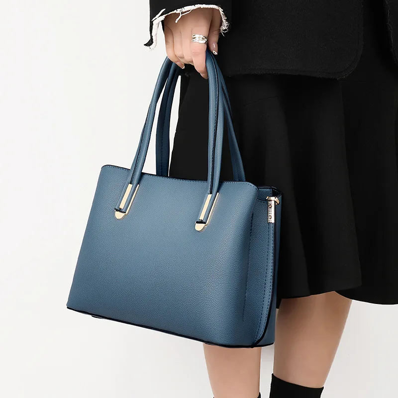 

Женская универсальная сумка на плечо Johnature, однотонная вместительная кожаная сумка для отдыха