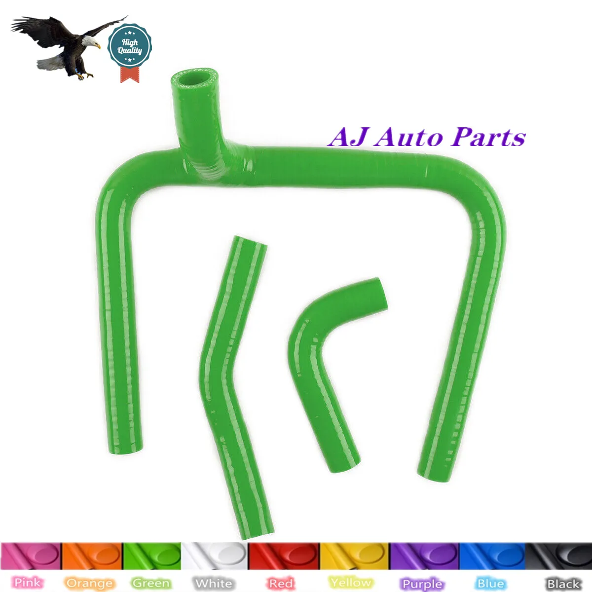 Комплект силиконовых шлангов радиатора охлаждающей жидкости для Kawasaki KX250F 2017-2020