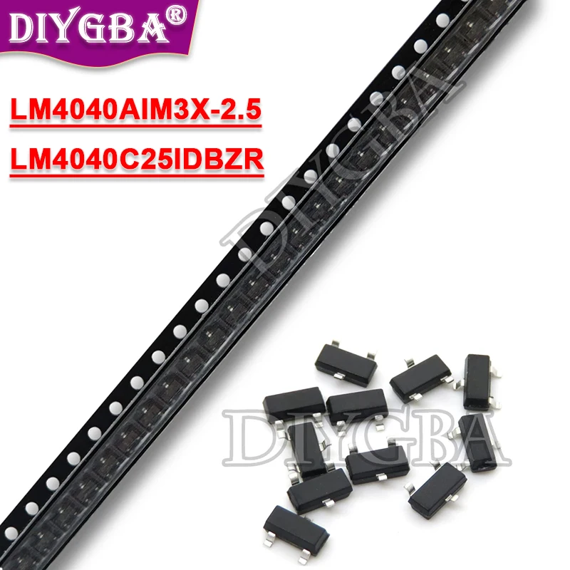 

10PCS LM4040AIM3X-2.5 SOT-23 LM4040C25IDBZR LM4040A LM4040C SOT23 IC Chipset