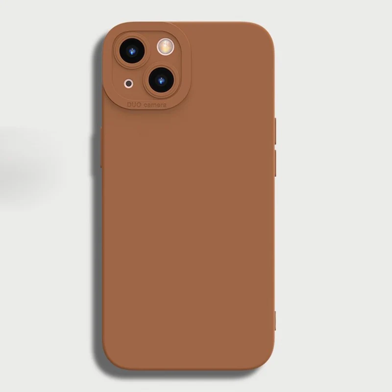 Роскошный коричневый матовый цветной чехол для Xiaomi Redmi Note 5 6 7 8 9S 9T 9 Pro Max 10S 10T