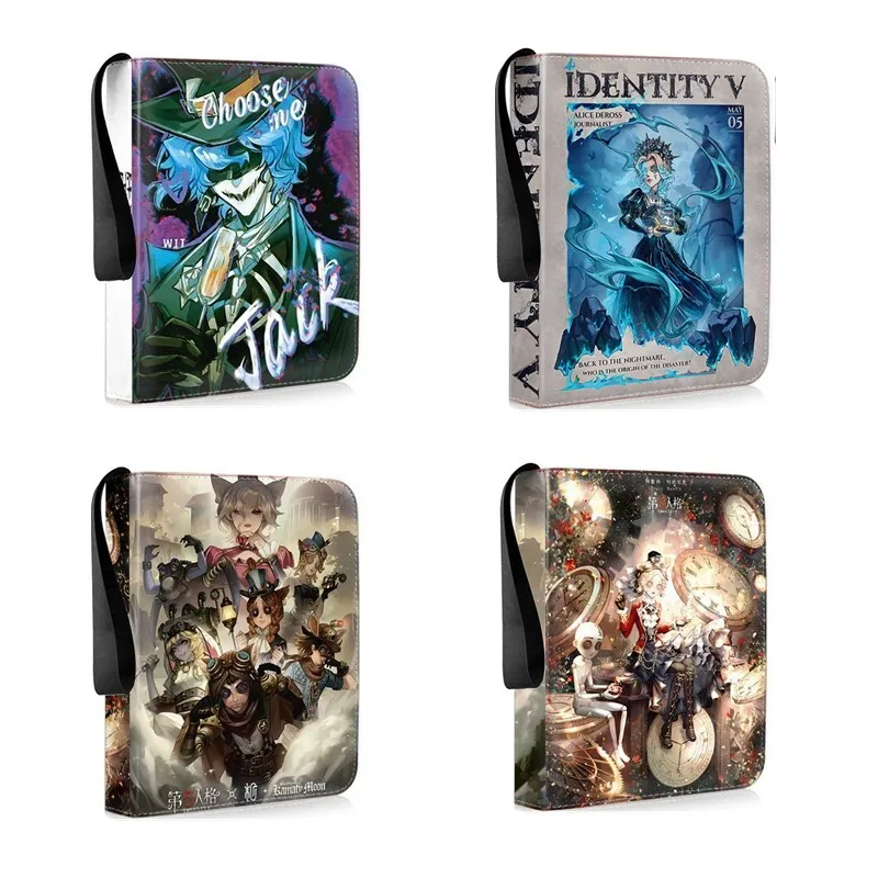 400 шт./900 шт. Identity V карточный альбом папка для книг 4/9 слотов карт коллекции молния