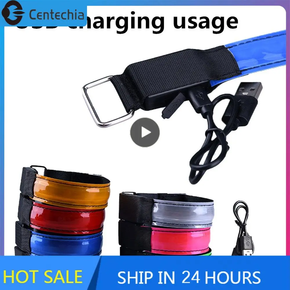 

7 Colors Outdoor Lamp Led Luminous Reflective Safety Belt Three Luminous Modes Lightweight Running Luminous Band High Quality