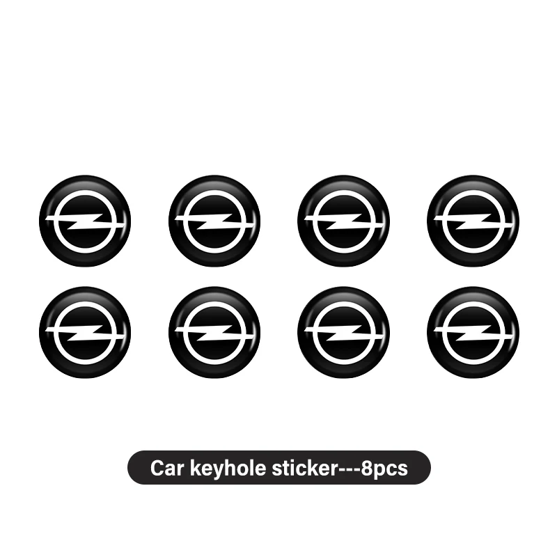 

8 шт., автомобильная ручка, дверная замок, замок, защитная крышка, наклейка для Opel Corsa Astra H G J Insignia Vectra Zafira Meriva